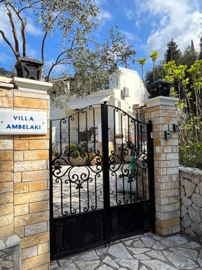 Villa Ampelaki "30 Meters To Beach" Paleokastritsa Exterior foto