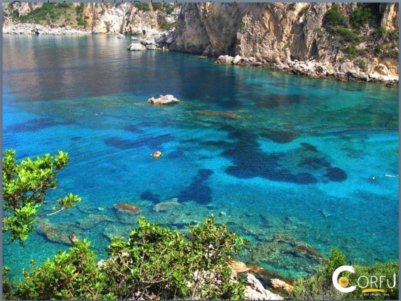 Villa Ampelaki "30 Meters To Beach" Paleokastritsa Exterior foto